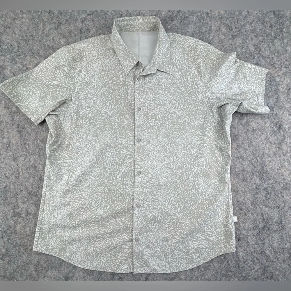 Lululemon | Airing Easy Shirt | Crunch Max Vapor Seal Grey | Men‎ XL - Picture 2 of 10